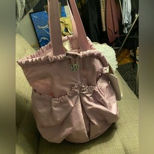 Pink Lululemon bag (comes with insert).
